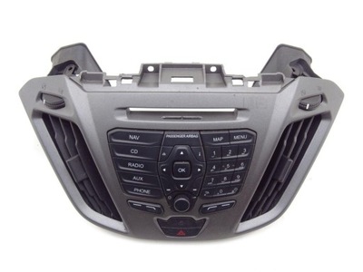 Ford transit custom i 12-17 рамка панель середній керування радіо nawiacji фото №1