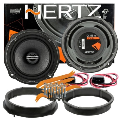 HERTZ ECX CX 165 ALTAVOCES AUDI A3 PARTE DELANTERA DISTANCIAS  