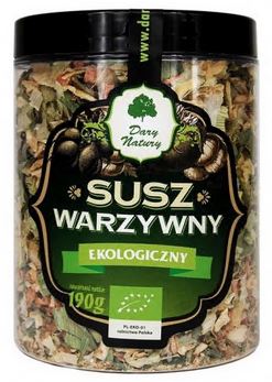 BIO SUSZ WARZYWNY WARZYWA SUSZONE EKOLOGICZNE 190G