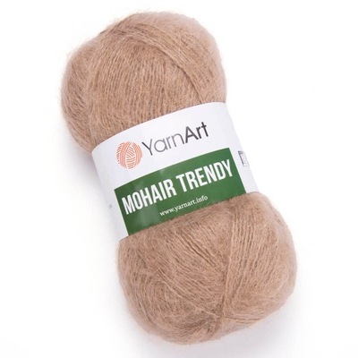 Włóczka YarnArt MOHAIR TRENDY beż 116