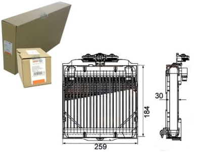 Behr hella service 8mo 376 753-571 радиатор масла автоматической редуктор фото №1