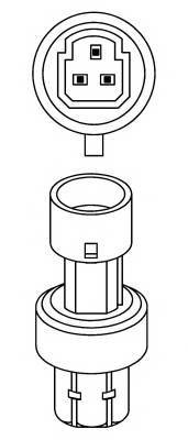 SENSOR PRESSURE AIR CONDITIONER FIAT OPEL NRF 38943  