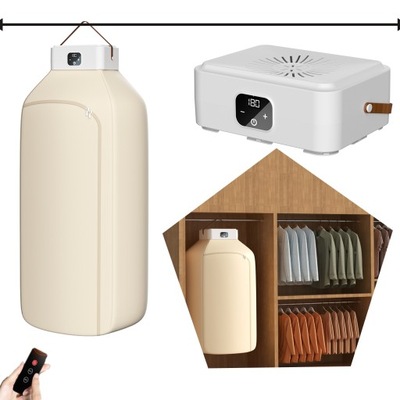 Mini SUSZARKA DO UBRAŃELEKTRYCZNA PRZENOŚNY 360°