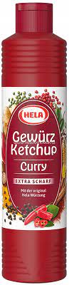 Ketchup Curry Extra Scharf Hela 800ml z Niemiec
