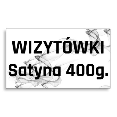 WIZYTÓWKI PREMIUM EXTRA SATYNA 400g 250 szt.