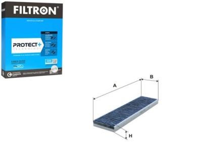 FILTRON FILTRE CABINES CARBONIQUE 