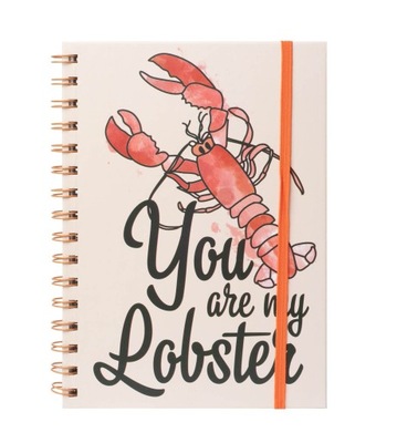 Zeszyt A5 w linie 160 stron Friends Lobster Prezent Na Dzień Dziecka