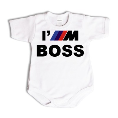 I'M BOSS - BMW - body niemowlęce - 62 kr