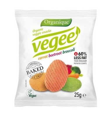 Chipsy warzywne BEZGL. BIO 25 g Vegee (ORGANIQUE)