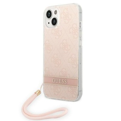 Etui Guess do iPhone 14 6,1" różowy/pink