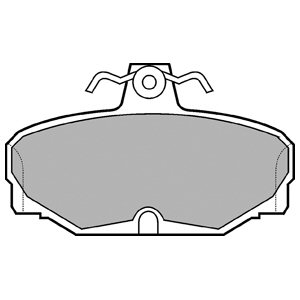 DELPHI КОЛОДКИ ТОРМОЗНЫЕ ЗАД LP507 LP507