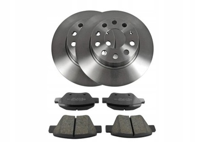 Тормозные диски тормозные + тормозные колодки vaico do skoda yeti фото №1