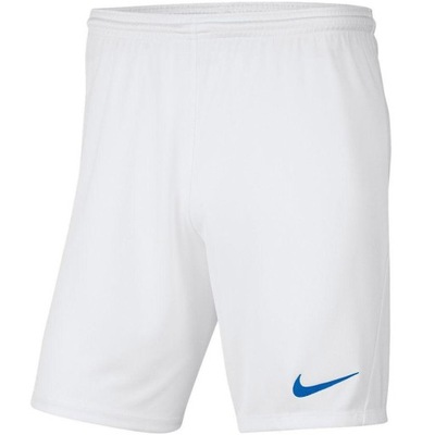 Spodenki Nike Y Park III Boys BV6865 104 biały M (137-147cm) /Nike