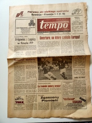 Tempo 11 VI 1992 nr 81 - Miedż Legnica UEAFA 92