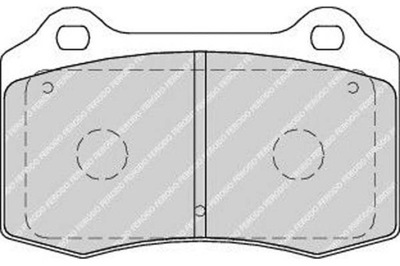 FERODO КОЛОДКИ ГАЛЬМІВНІ CITROEN DS3 DS DS 3 FORD F