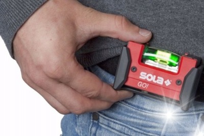 POZIOMICA LIBELA GO! MAGNETIC CLIP SOLA 01621201 + ETUI NA PASEK PORĘCZNA