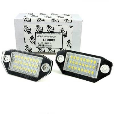 OŚWIETLENIE LAMPKI LED PODŚWIETLENIE TABLICY REJESTRACYJNEJ FORD MONDEO 3