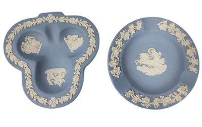 Wedgwood Jasper biskwitowe paterki popielniczki