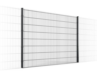Panel Ogrodzeniowy 2D 8/6/8 mm 1,43 m Antracyt