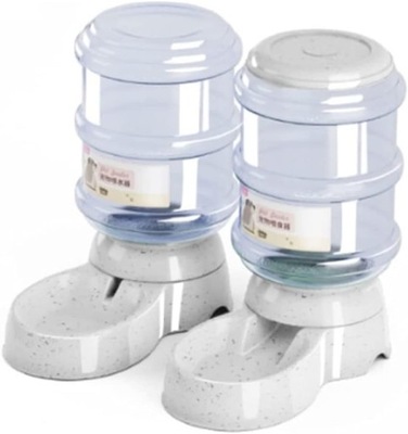 PODAJNIKI NA WODĘ I KARMY DLA ZWIERZĄT KOLORU BEŻOWEGO