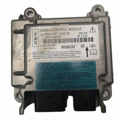 Mazda 3 bk датчик подушка безопасности bs4h57k30b 0285001961 фото №1