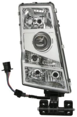 Volvo fh fh12 fh16 fm fm10 фара правий кругла штекер łódź фото №1