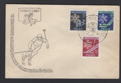 IGRZYSKA, 1956 ROK, Fi. 812- 814 FDC