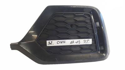 Honda civic 2017-2019 решётка бампера правая задняя фото №1