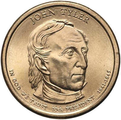 USA, 1 dollar 2009, John Tyler