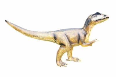 FIGURKA OGRODOWA DINOZAUR STOJĄCY VELOCIRAPTOR