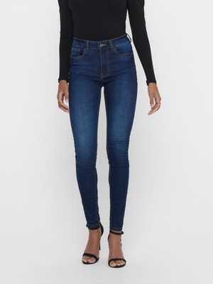 JDY Nikki niebieskie jeansy skinny XS L34