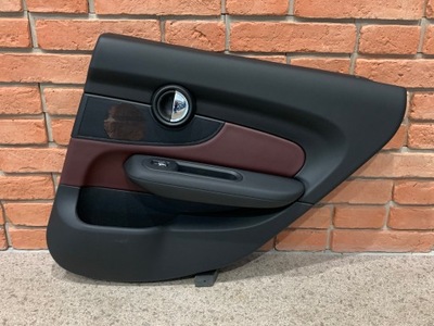 Mini clubman f54 обшивка оббивка двері burgundy фото №1