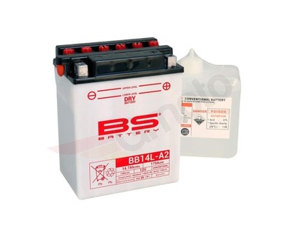 BATERÍA ESTANDAR BS BB14L-A2 12V 14AH  