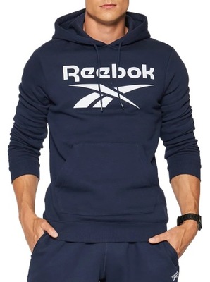 SPORTOWA BLUZA MĘSKA DRESOWA Z KAPTUREM REEBOK