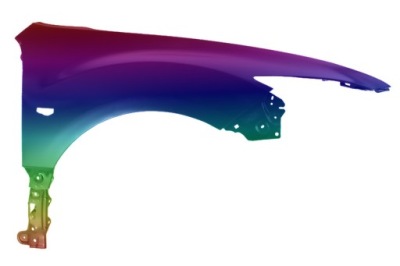 Mazda 6 gh 2007-2012 крила правий будь-який колір фото №1