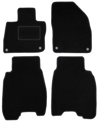 ALFOMBRILLAS NEGRAS DO: HONDA CIVIC VIII (UFO) HATCHBACK 2006-2012  