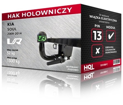 Hak holowniczy Kia SOUL, 2009-2014