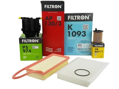 FILTRON SET FILTERS CITROEN C2 C3 1.4 HDI 68KM  