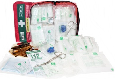 FIRST AID KIT AUTOMOTIVE INTEGRAL EUROPE + MOUTHPIECE DIN13164  