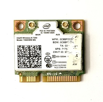 KARTA WIFI Intel 7260HMW BN