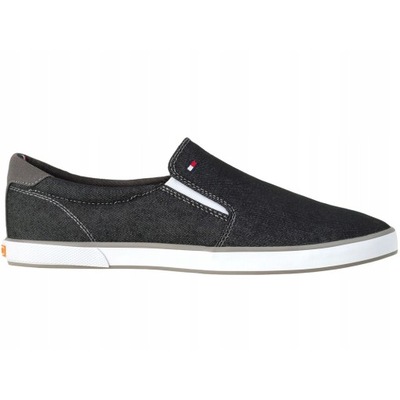 TOMMY HILFIGER BUTY MĘSKIE HARLOW BLACK DENIM 41