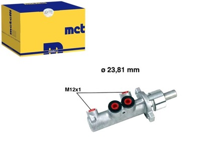 BOMBA DE FRENADO PEUGEOT 406 95-99 +ABS METELLI  