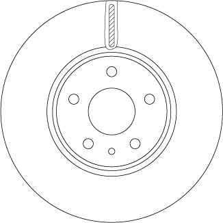 ДИСК ТОРМОЗНОЙ FORD ПЕРЕД MONDEO 1,5-2,0 TDCI 14- DF6811