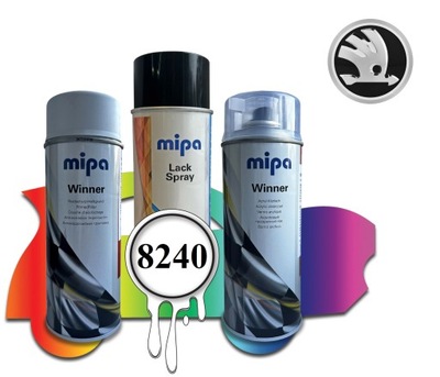 JUEGO MIPA PODKLAD, BAZA, COLOR SKODA 8240 SPRAY 1200 ML  