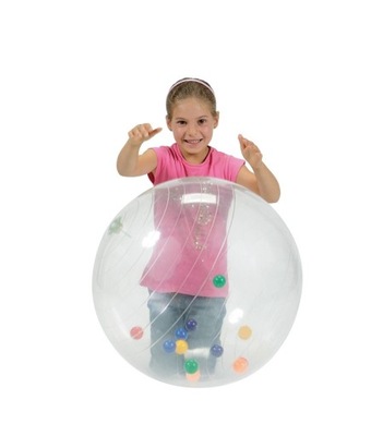 PIŁKA Z KOLOROWYMI KULKAMI ACTIVITY BALL 50 cm