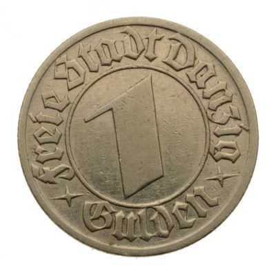 Wolne Miasto Gdańsk - 1 gulden 1932 r. (4)