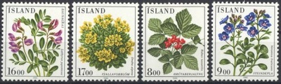 Islandia Mi. 628-631 czyste ** - flora