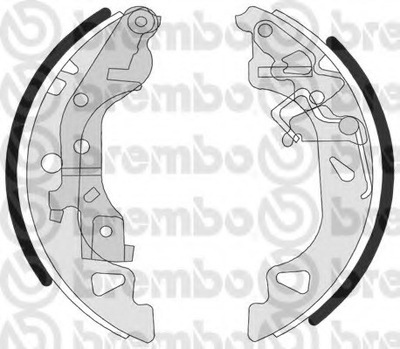 ZAPATAS DE TAMBOR DE FRENADO FIAT PUNTO 1999-, 180X32  