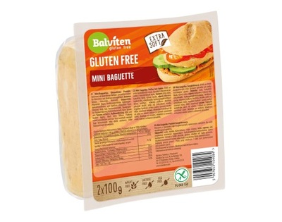 Mini bagietki 2x100g. Produkt bezglutenowy