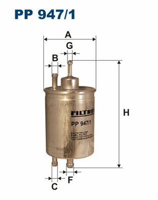 FILTRO COMBUSTIBLES PP 947/1  